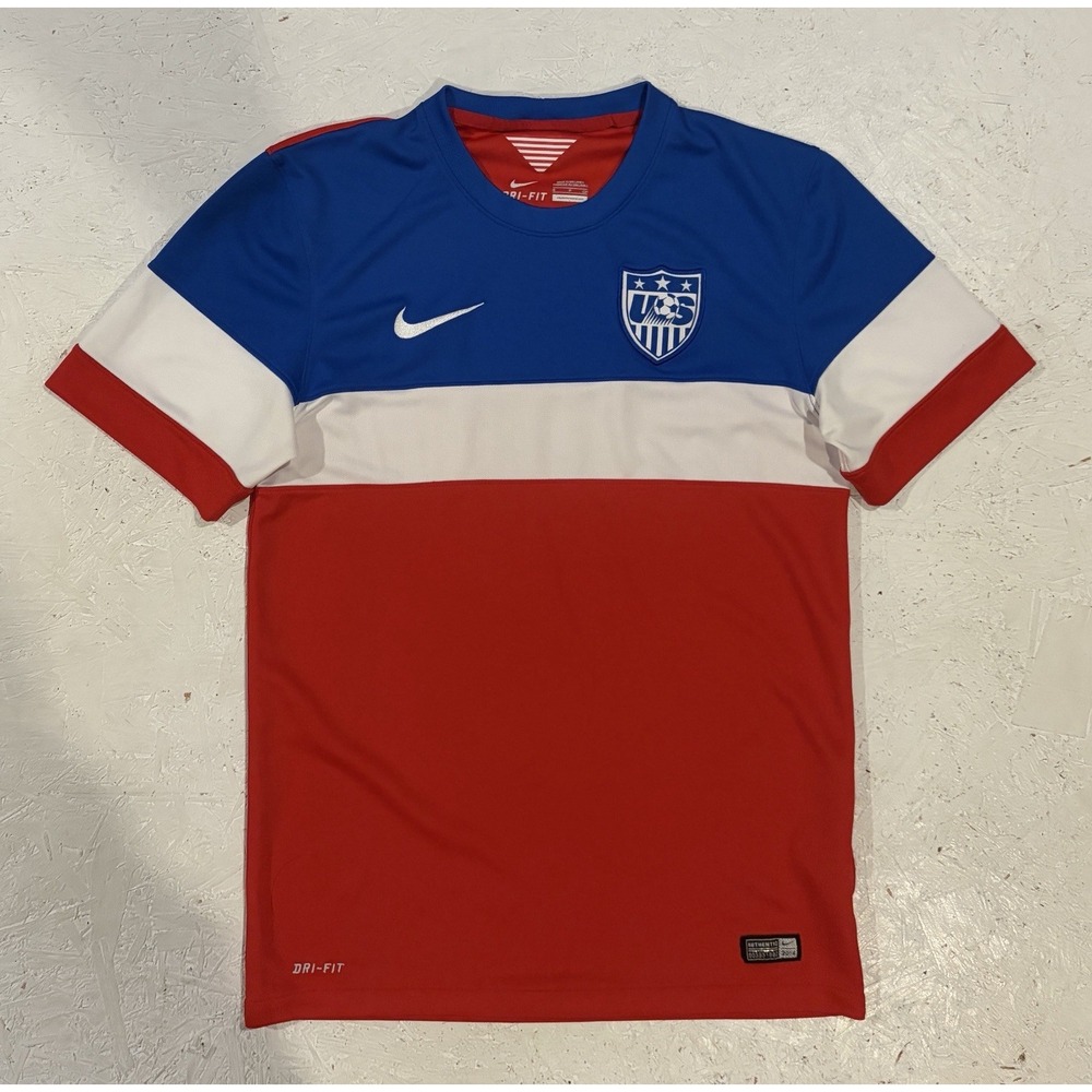 Nike Dri-FIT USMNT BOMB POP 2014 Soccer Jersey Size S World Cup 578026-657